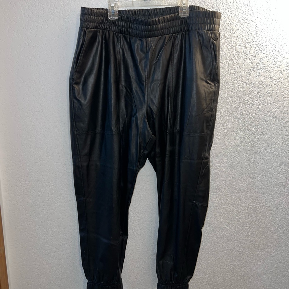CALIA by Carrie Underwood Black Leather Pants